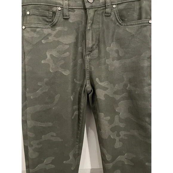 Joe’s Jeans Coated Camo The Icon Mid-Rise Skinny Ankle Jeans Women Size 25 - Picture 7 of 16